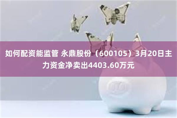 如何配资能监管 永鼎股份（600105）3月20日主力资金净卖出4403.60万元