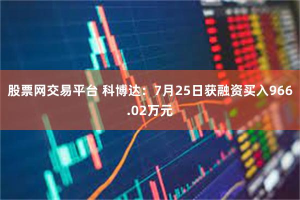 股票网交易平台 科博达：7月25日获融资买入966.02万元
